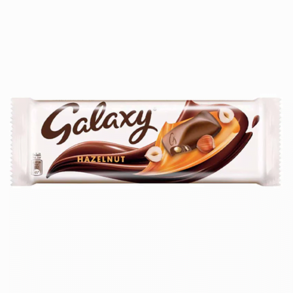 Galaxy Chocolate Milk With Hazelnut 18g (Packs of 12)