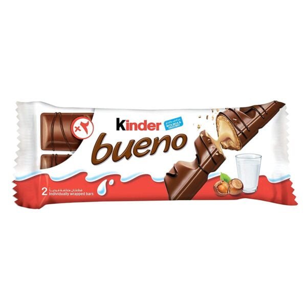 Kinder Bueno Chocolate Bars 43g Box (Pack of 15)