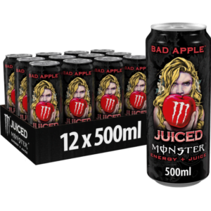 Monster Energy Drink Bad Apple 500ml (Packs of 12)