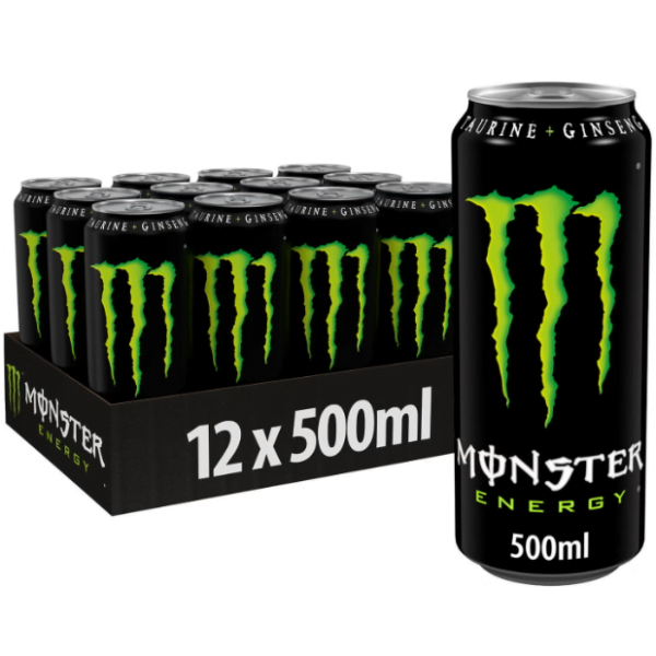 Monster Energy Original 500ml (Packs of 12)