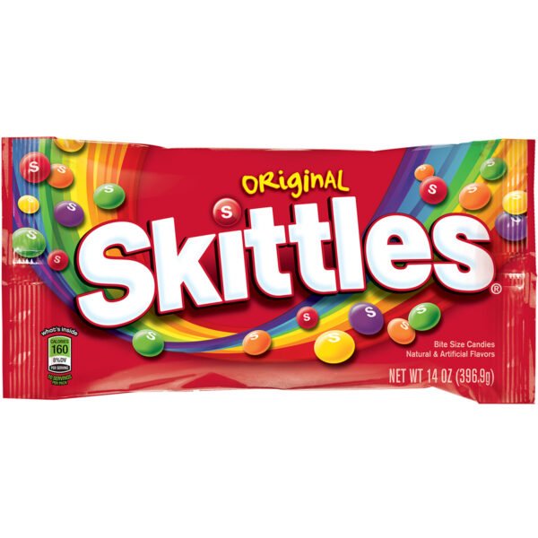 Skittles Original Fruit Chewy Candy 39gr (Packs of 14)