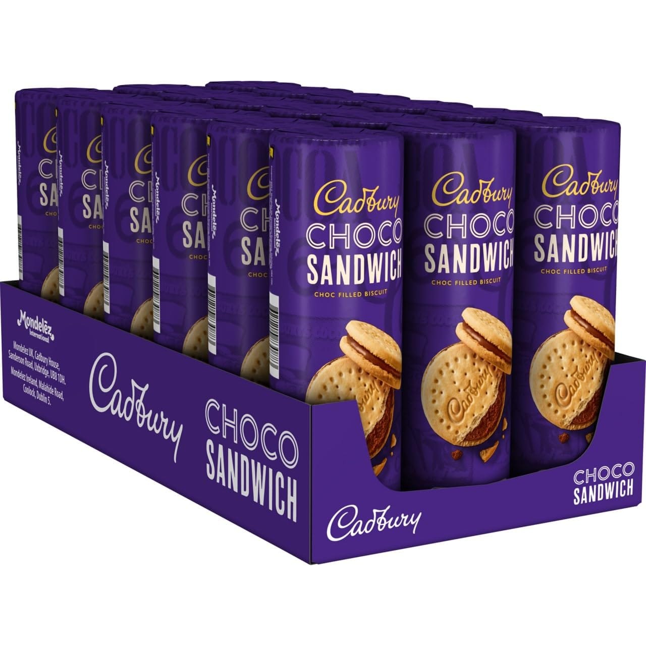 CADBURY CHOCOLATE SANDWICH 260G (Packs of 18)