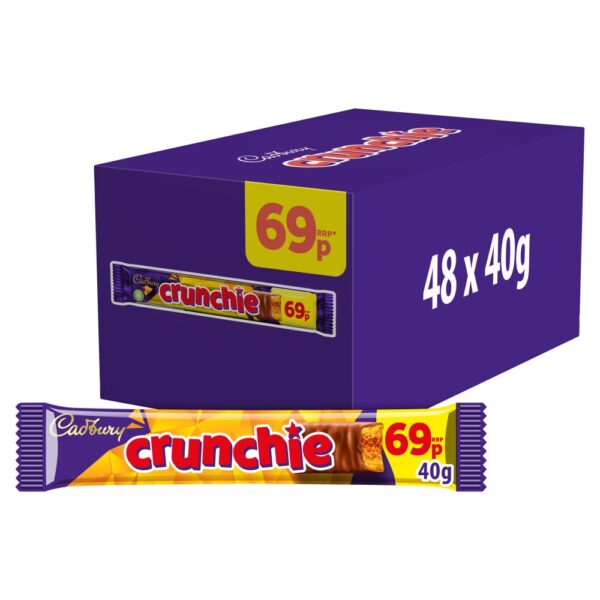 CADBURY CRUNCHIE 40gr (Packs of 48)