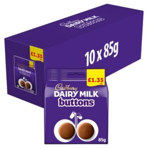 CADBURY DAIRY MILK BUTTONS 85gr (Packs of 10)