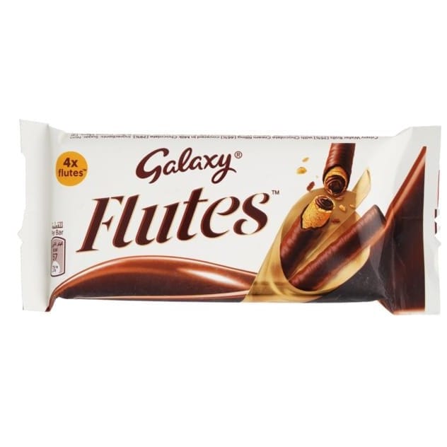 Galaxy Flutes x4  45g (pack of 12 )