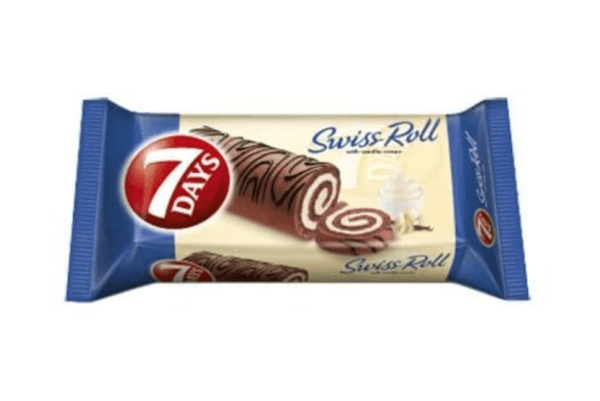 7 Days Swiss Roll Vanilla Cream - 200g