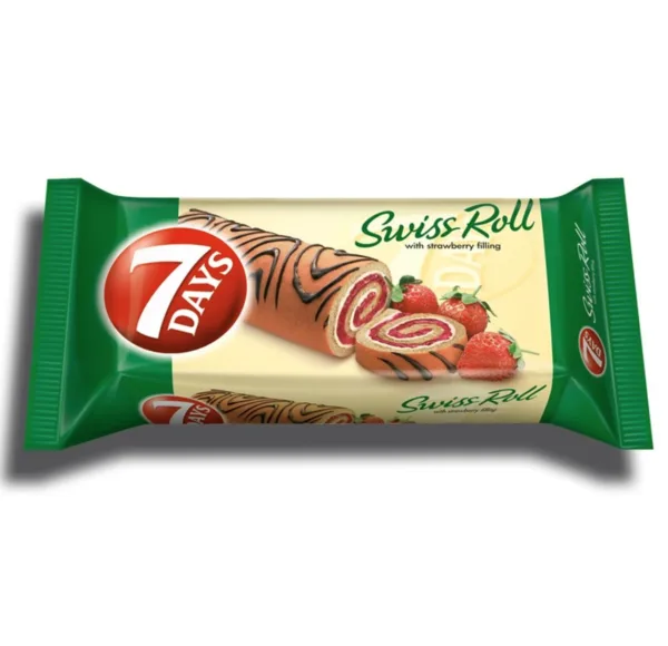 7Days Swiss Roll Strawberry - 200g