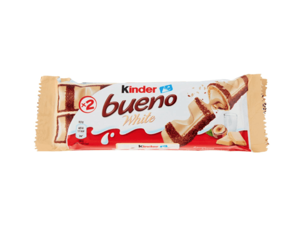 Kinder Bueno White Chocolate Bar 43g (Pack of 15)