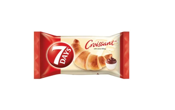 7 Days Croissant with Cocoa Filling 60G ( Pack of 24 )