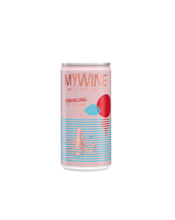 Mywine Sparkling Rose Wine Can 200ml ( Pack of 24 )