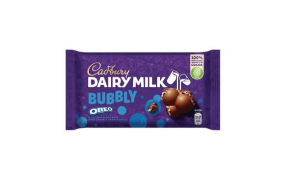 Cadbury Dairy Milk Bubbly Oreo Chocolate Bar 43G ( Pack of 12 )